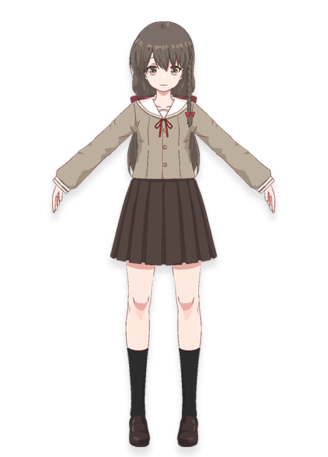 九葉このか 制服 3d ver